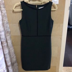 Green/Black Dress - Loft